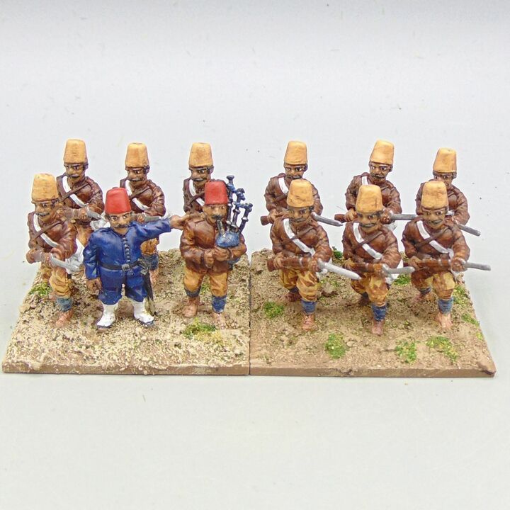 Grade D - Essex Miniatures - Mahdist War - Egyptian Infantry Grade D - Essex Miniatures - Mahdist War - Egyptian Infantry