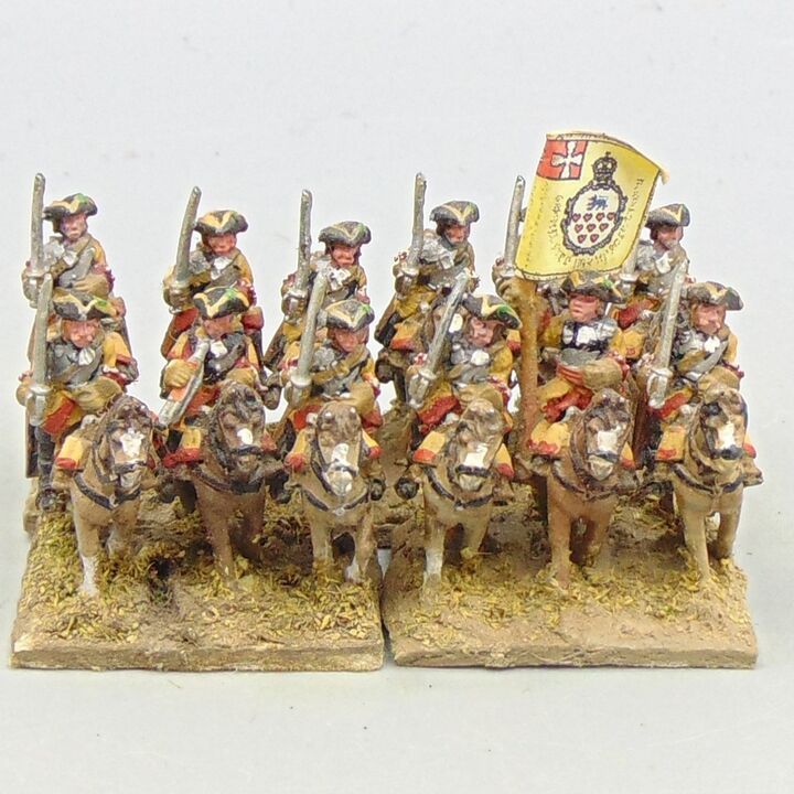 Grade E, Dixon Miniatures - WSS - Danish Cuirassiers Unit