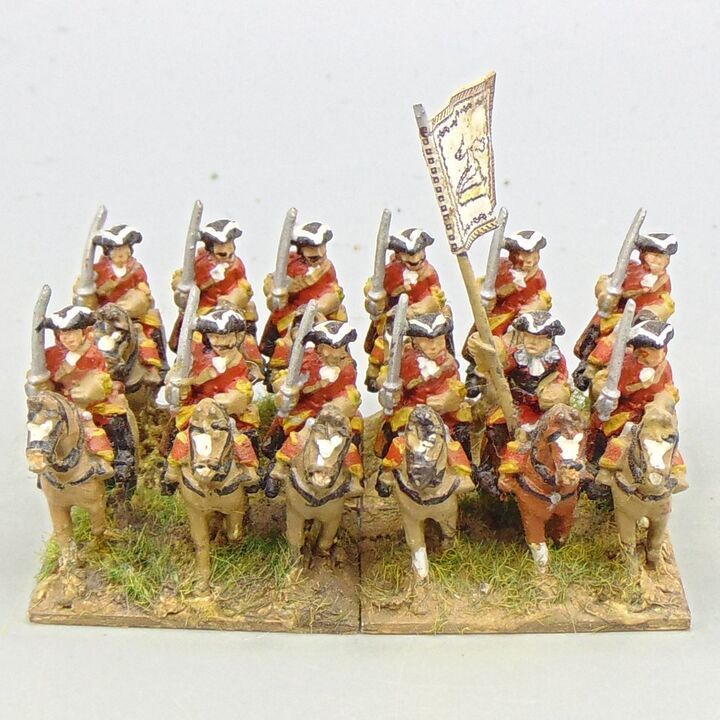 Grade E, Dixon Miniatures - WSS - British Dragoons Unit