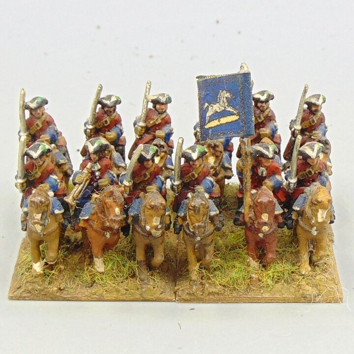 Grade E, Dixon Miniatures - WSS - British Dragoons Unit