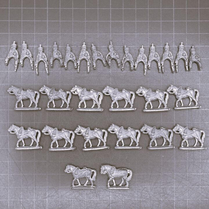 Minifigs, Napoleonic - British Hussars Unit