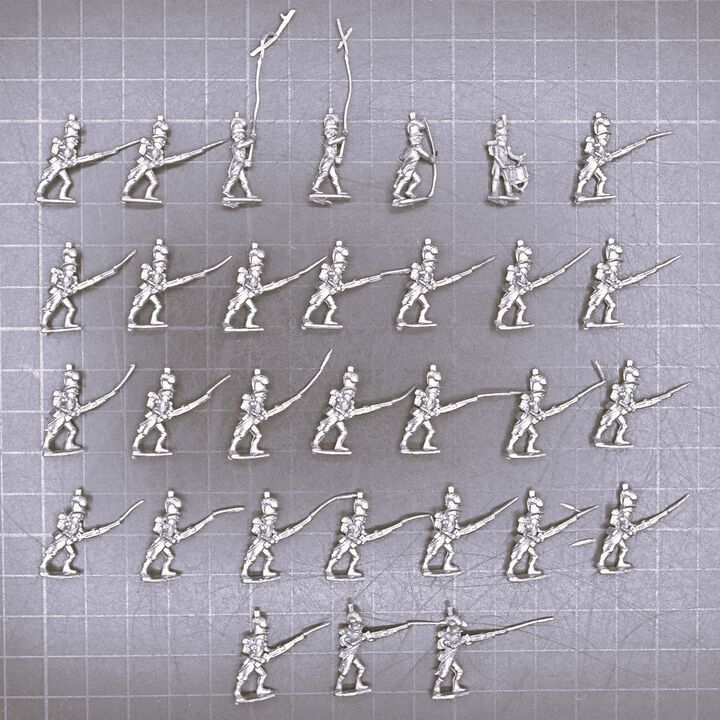 Minifigs, Napoleonic - Danish Grenadiers Unit