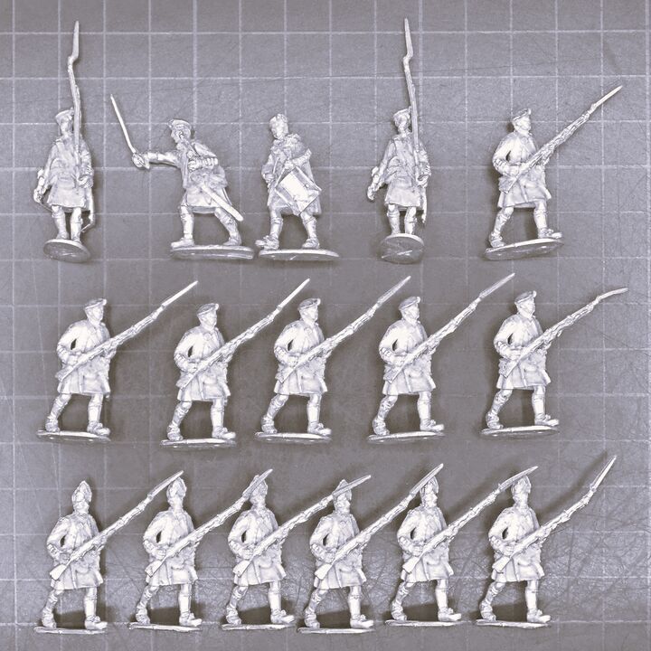 Cranntara Miniatures, Mid C18th - British Keith's Highlanders