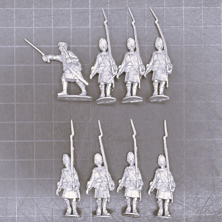 Cranntara Miniatures, Mid C18th - British Keith's Highlanders Grenadiers