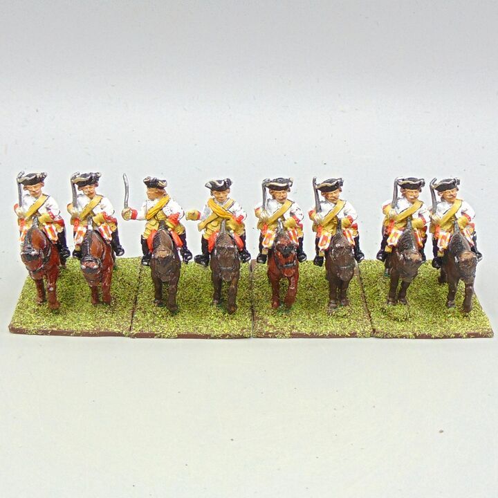 Grade F, Front Rank Miniatures: SYW, Austrian Dragoons Unit