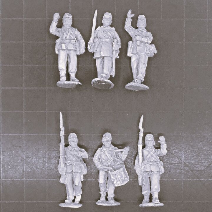 Perry Miniatures, ACW: Union Infantry Command in Sack Coats