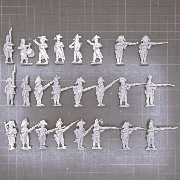 Eureka Miniatures, Revolutionary Wars: French Infantry Unit