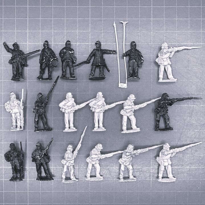 Perry Miniatures, ACW: Union Infantry Unit in Sack Coats