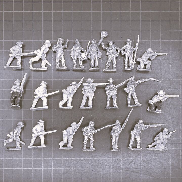 Perry Miniatures, ACW: Confederate Infantry Unit, Skirmishing