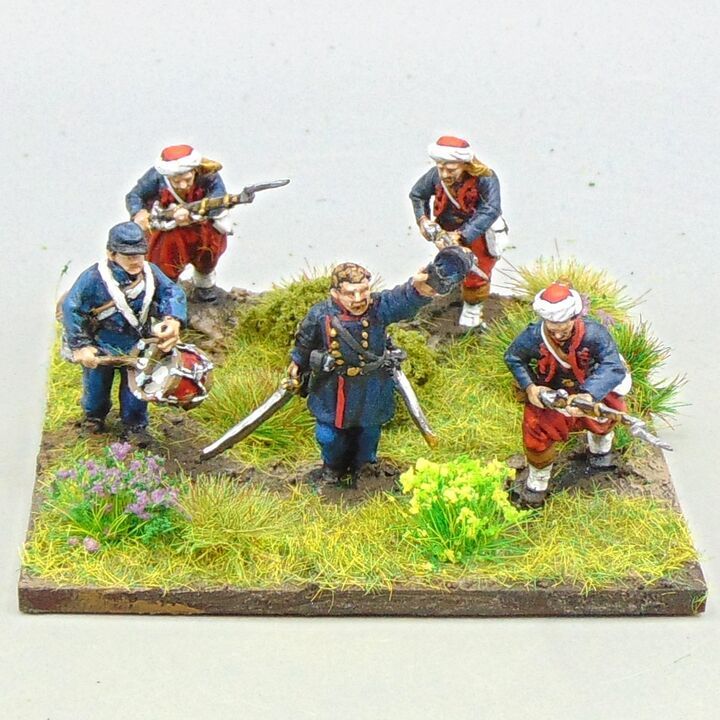Grade C - Perry Miniatures - ACW - Union Zouave Vignette