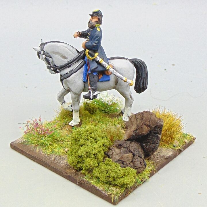 Grade D - Perry Miniatures - ACW - Mounted Union Officer/Commander
