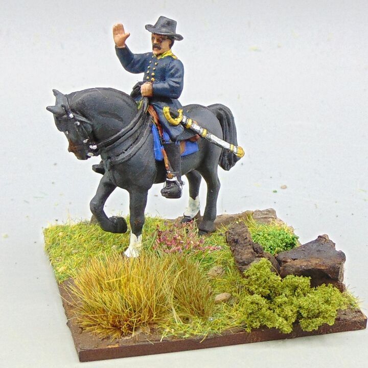 Grade D - Perry Miniatures - ACW - Mounted Union Officer/Commander