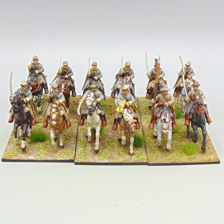Grade D - Perry Miniatures - ACW - Confederate Cavalry Unit