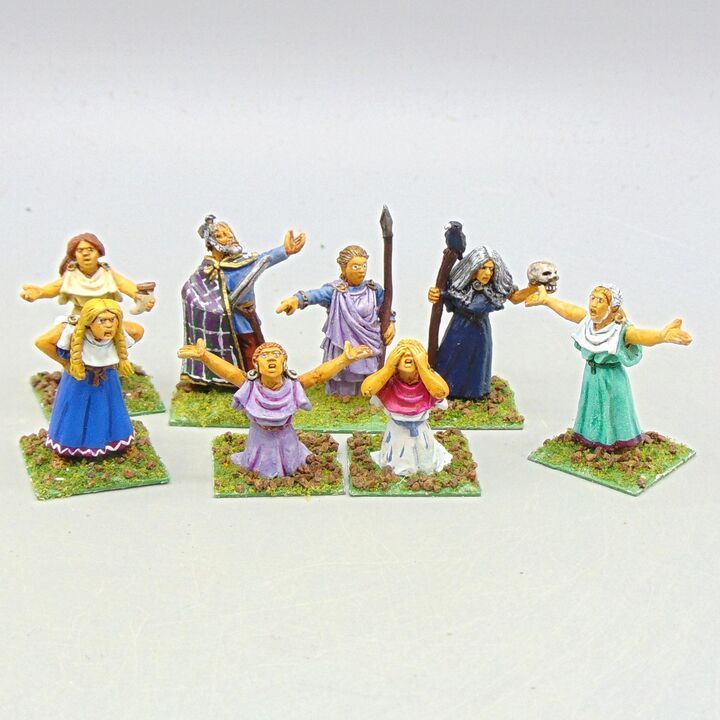 Grade D - Wargames Foundry/Old Glory - Celts/Germans - Chieftains, Priestess & Acolytes