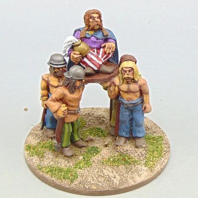 Grade D - Wargames Foundry - Celts - Gallic Chieftain Vignette Grade D - Wargames Foundry - Celts - Gallic Chieftain Vignette