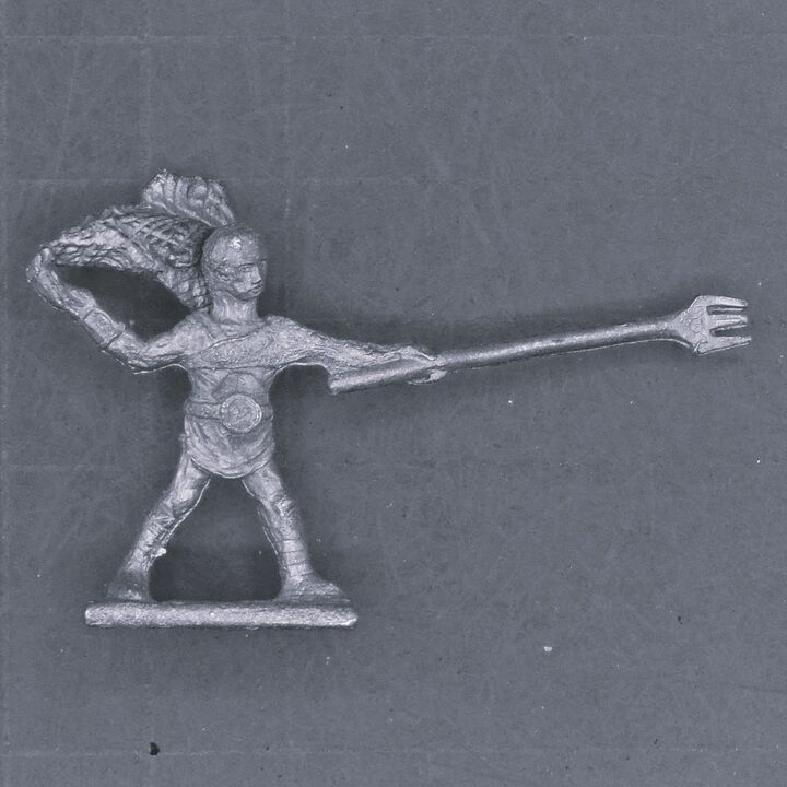 Garrison Figures, Imperial Roman: Retiarius Gladiator Garrison Figures, Imperial Roman: Retiarius Gladiator
