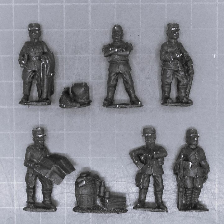 Great War Miniatures, WW1: Early War French Staff Officer Vignette Great War Miniatures, WW1: Early War French Staff Officer Vignette