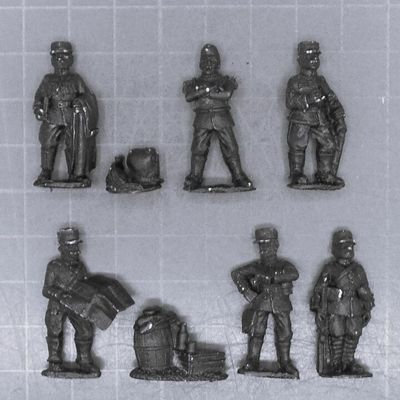 Great War Miniatures, WW1: Early War French Staff Officer Vignette