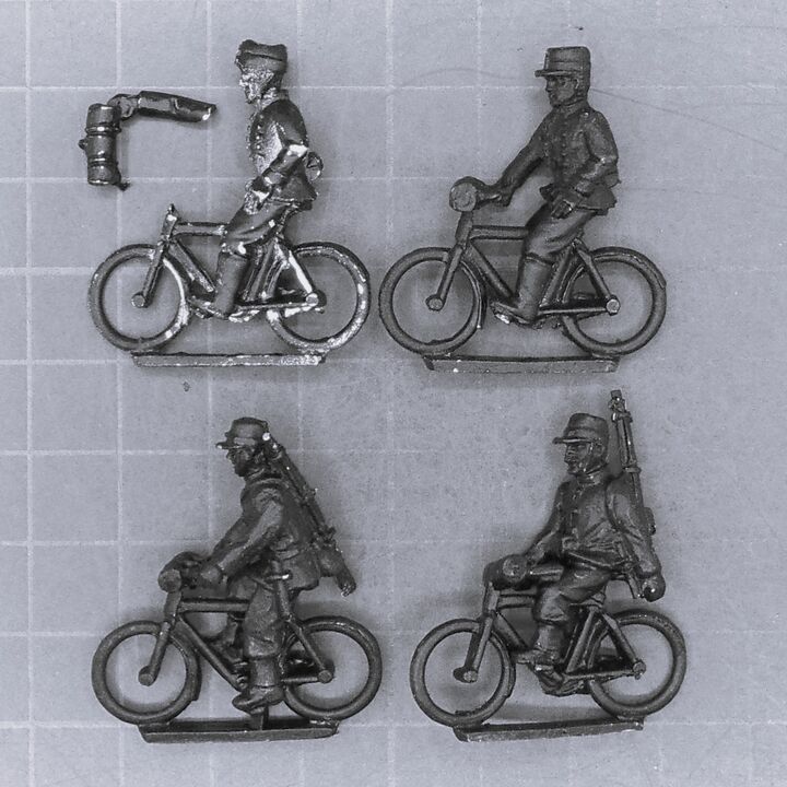 Brigade Models, WW1: Belgium Infantry on Bicycles Brigade Models, WW1: Belgium Infantry on Bicycles