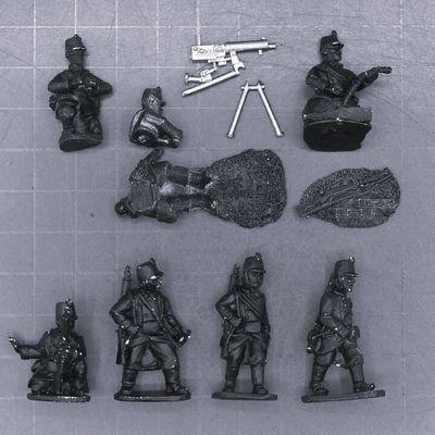 Brigade Models, WW1: Belgium Infantry Including HMG Team Brigade Models, WW1: Belgium Infantry Including HMG Team