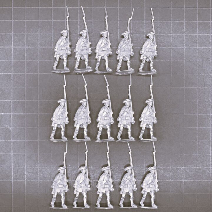 Cranntara Miniatures, Mid C18th - British Provincial Infantry