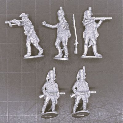 Cranntara Miniatures, Mid C18th - Dismounted French Hussars