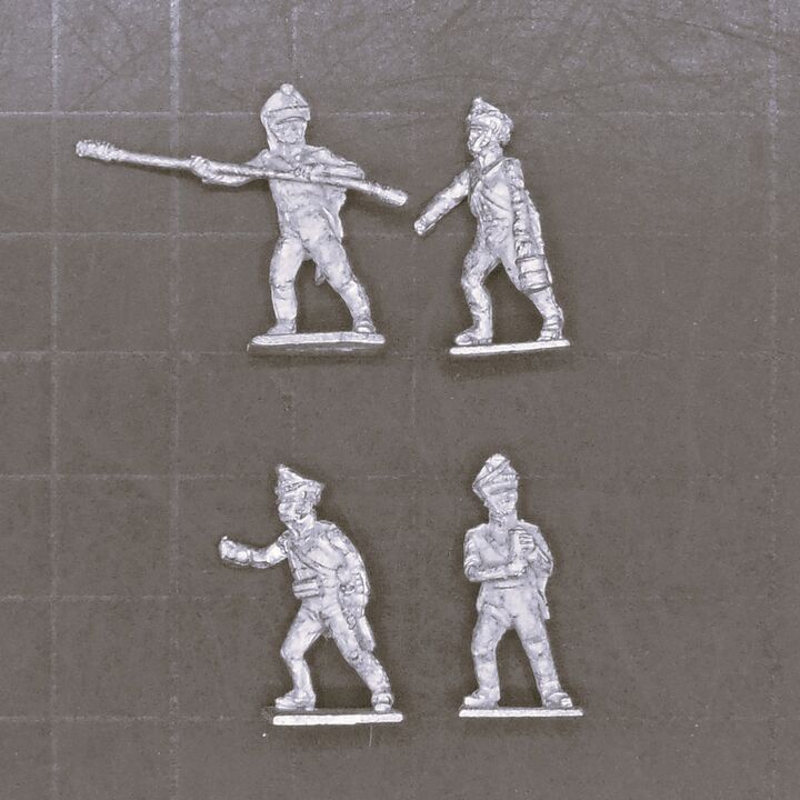 AB Figures, Napoleonic - Late Russian Foot Artillery Crew, Loading