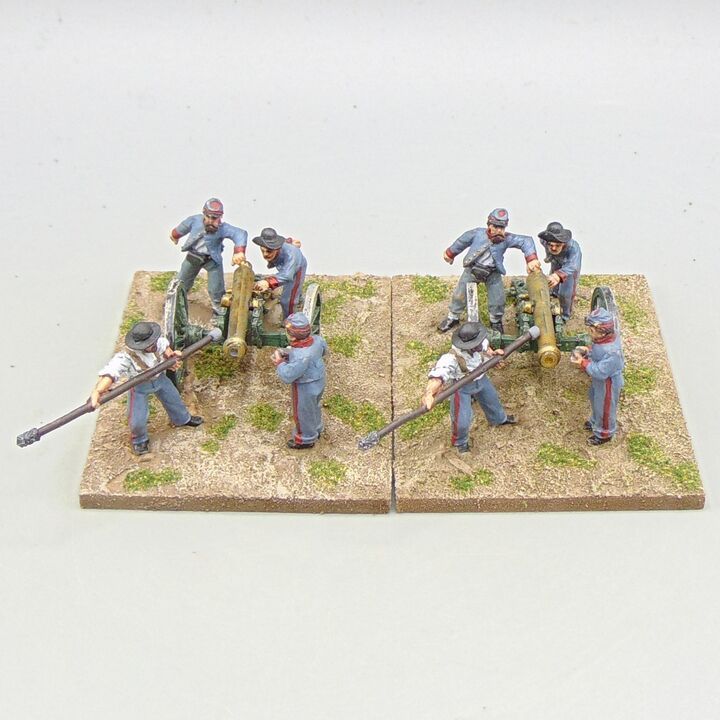 Grade C - Perry Miniatures - ACW - Confederate 12lb Field Gun Battery