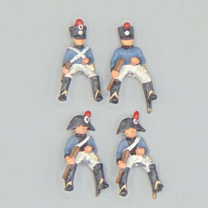 Minifigs, Napoleonic: French Limber Drivers - Riders Only