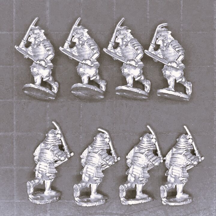 Museum Miniatures, Feudal Japan: Samurai with Swords