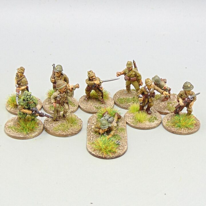 Grade D - Warlord Games & The Assault Group - WW2, Burma & Pacific - Imperial Japanese Infantry Grade D - Warlord Games & The Assault Group - WW2, Burma & Pacific - Imperial Japanese Infantry