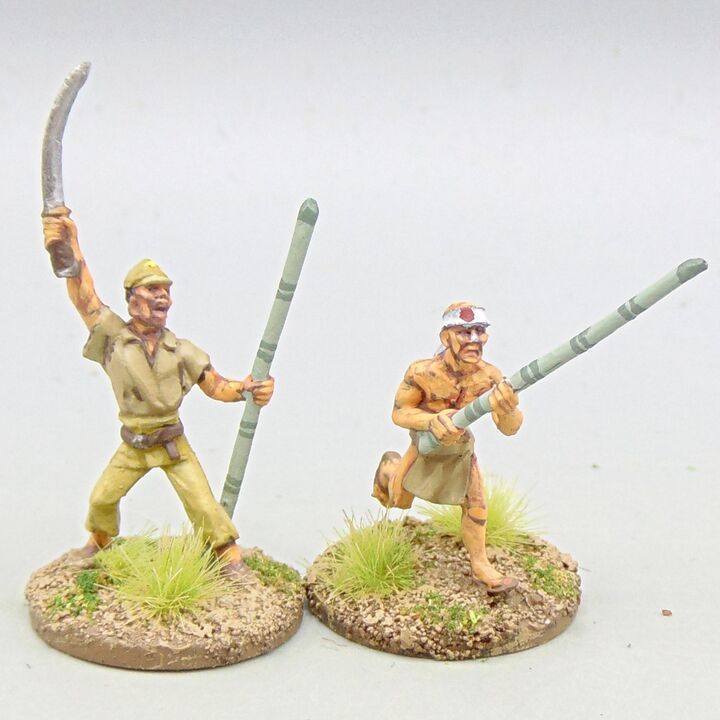 Grade C - Warlord Games & The Assault Group - WW2, Burma & Pacific - Imperial Japanese Bamboo Spear Fighters Grade C - Warlord Games & The Assault Group - WW2, Burma & Pacific - Imperial Japanese Bamboo Spear Fighters