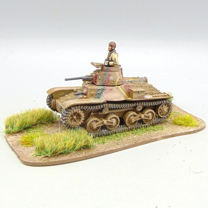 Grade D - Warlord Games - WW2, Burma & Pacific - Imperial Japanese Type 95 Ha-Go Light Tank Grade D - Warlord Games - WW2, Burma & Pacific - Imperial Japanese Type 95 Ha-Go Light Tank