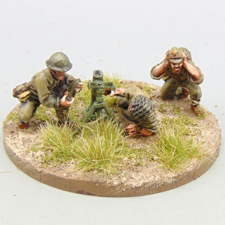 Grade D - Warlord Games - WW2, Burma & Pacific - Imperial Japanese Infantry 81mm Mortar Team Grade D - Warlord Games - WW2, Burma & Pacific - Imperial Japanese Infantry 81mm Mortar Team