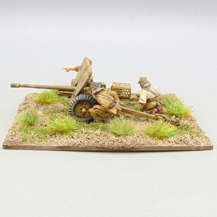 Grade D - Warlord Games - WW2, Burma & Pacific - Imperial Japanese Army 47mm ATG & Crew