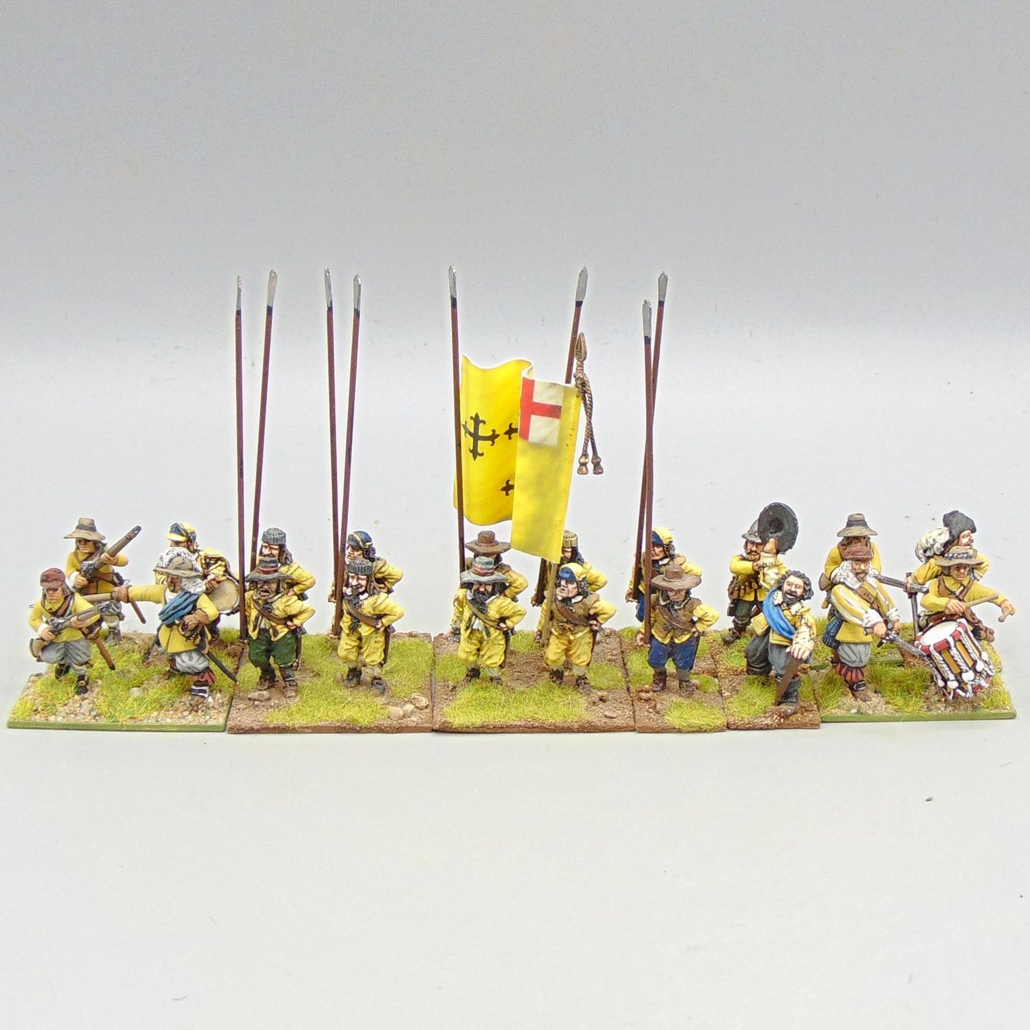 Grade B - Wargames Foundry/Warlord Games - ECW - Pike & Shot Infantry Unit