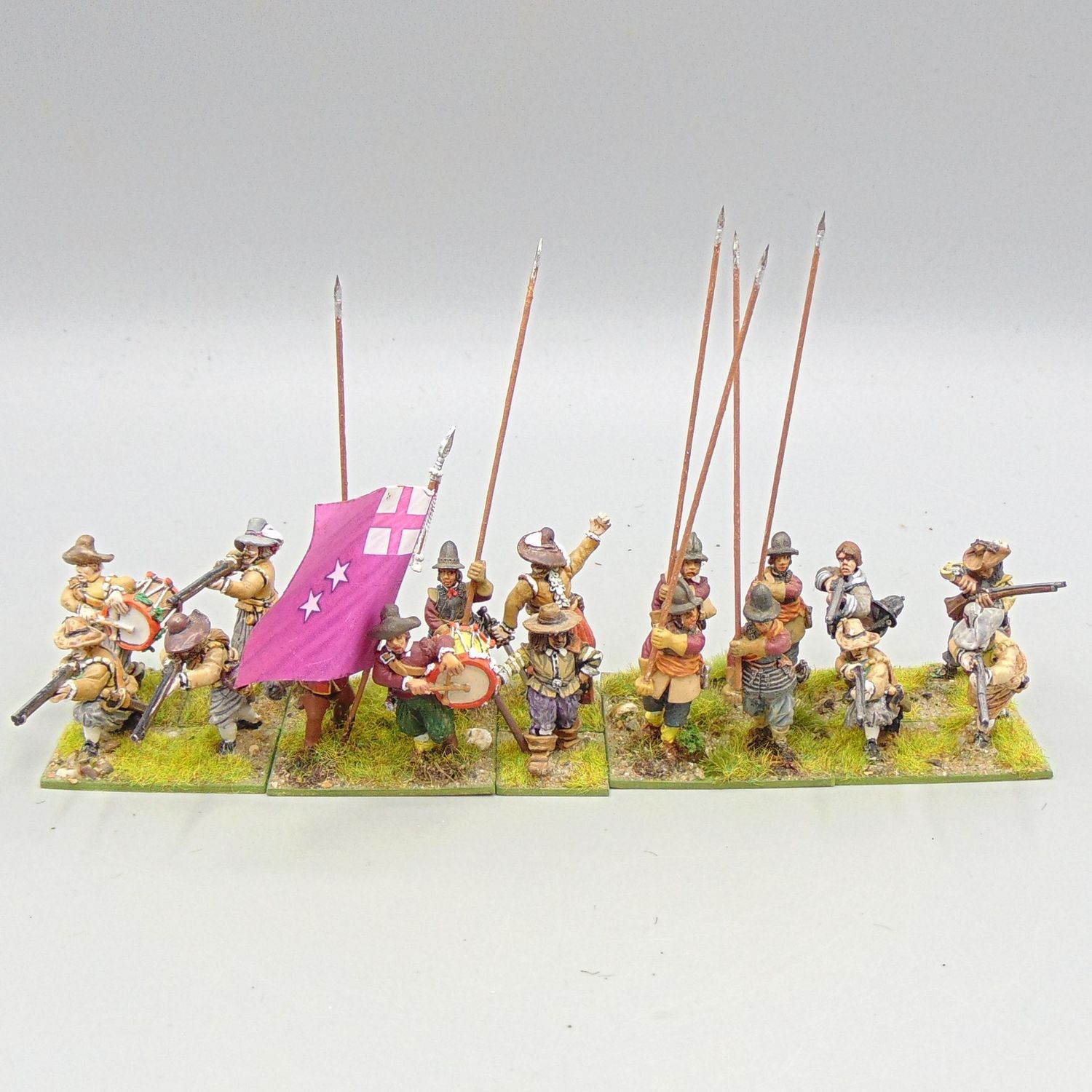 Grade C - Redoubt Enterprises - ECW - Pike & Shot Infantry Unit