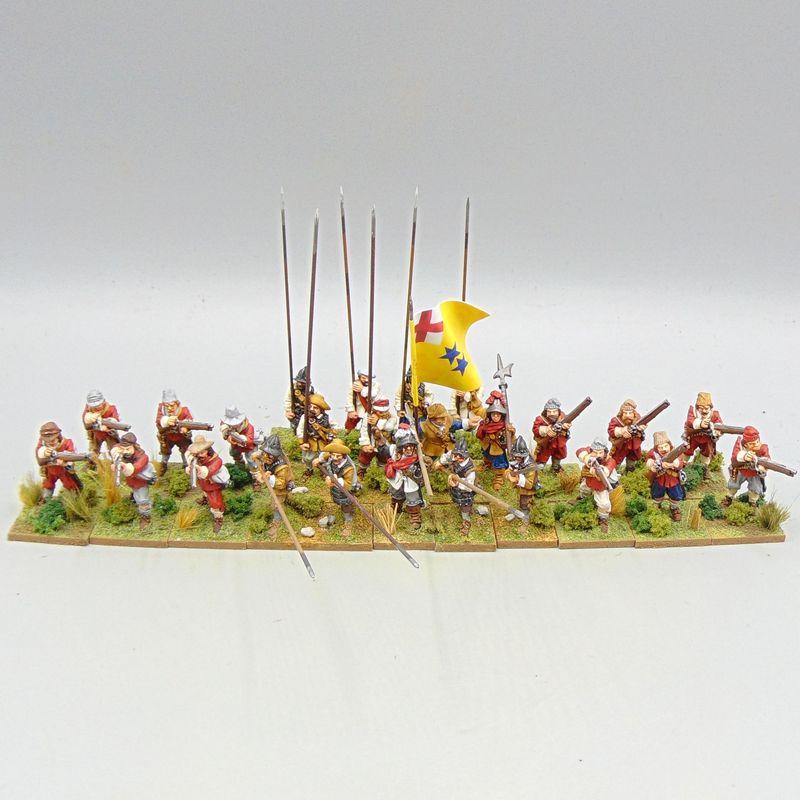 Grade B - Renegade Miniatures - ECW - Pike & Shot Infantry Unit Grade B - Renegade Miniatures - ECW - Pike & Shot Infantry Unit