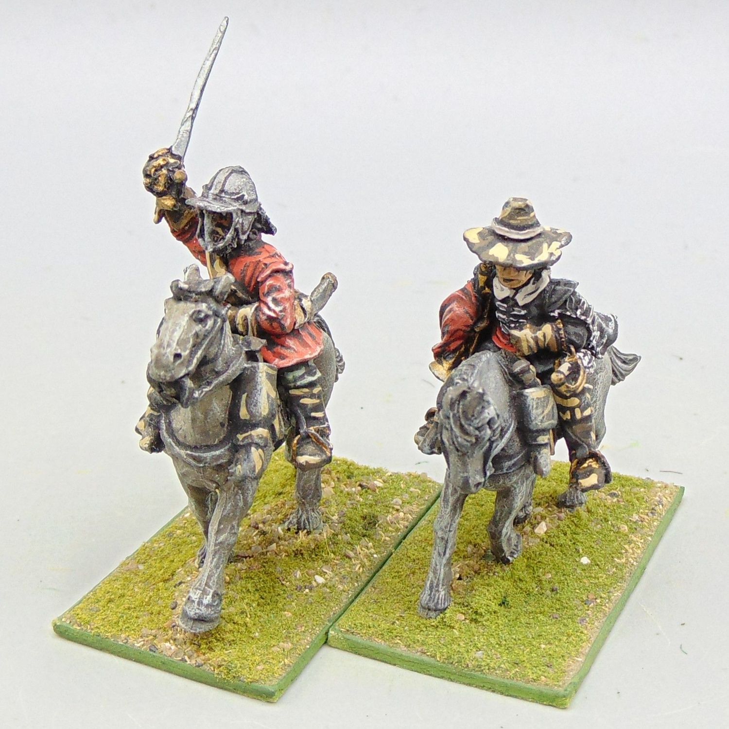Grade C - Wargames Foundry - ECW - Cavalry Officer & Musician