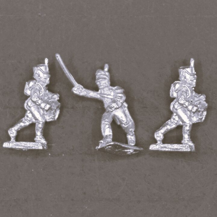 Falcon Figures, War of 1812 - US Infantry Officer & Drummers