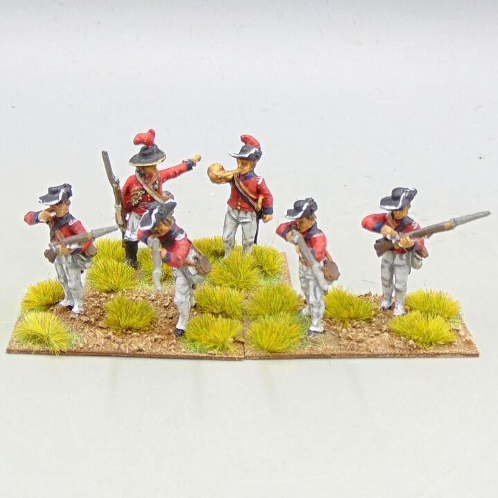 Grade D - Perry Miniatures - AWI - British or Loyalist Skirmishers