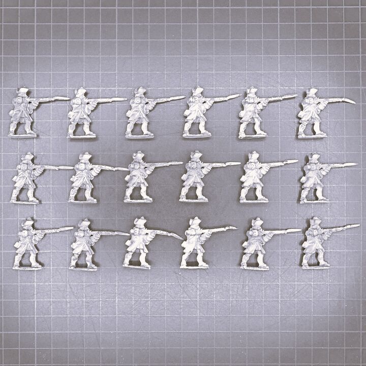 Front Rank Miniatures, SYW: French Fusiliers, Firing Front Rank Miniatures, SYW: French Fusiliers, Firing