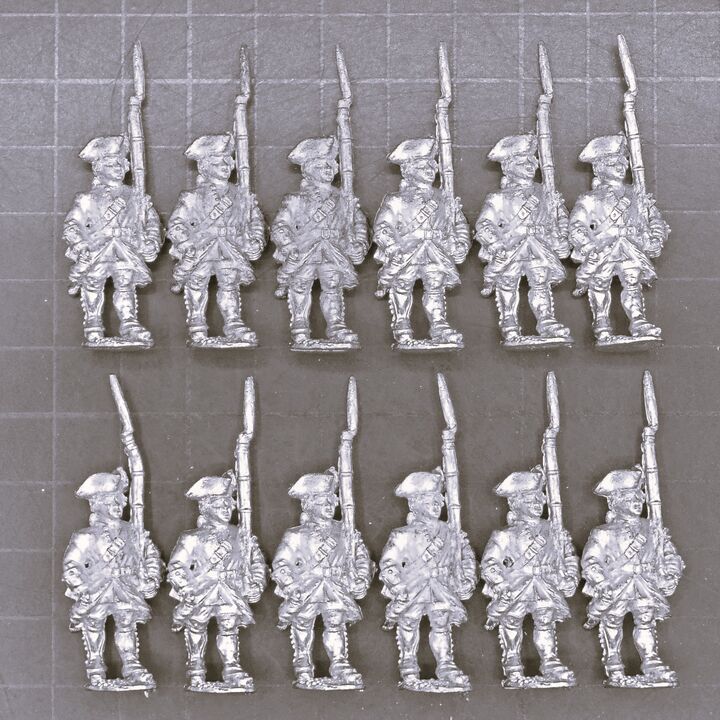 Front Rank Miniatures, SYW: French Fusiliers, Marching