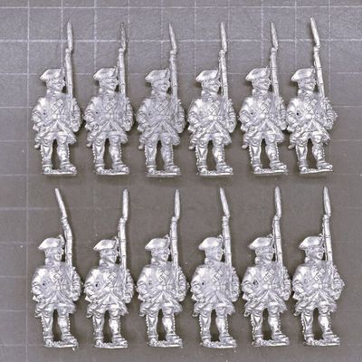 Front Rank Miniatures, SYW: French Fusiliers, Marching Front Rank Miniatures, SYW: French Fusiliers, Marching