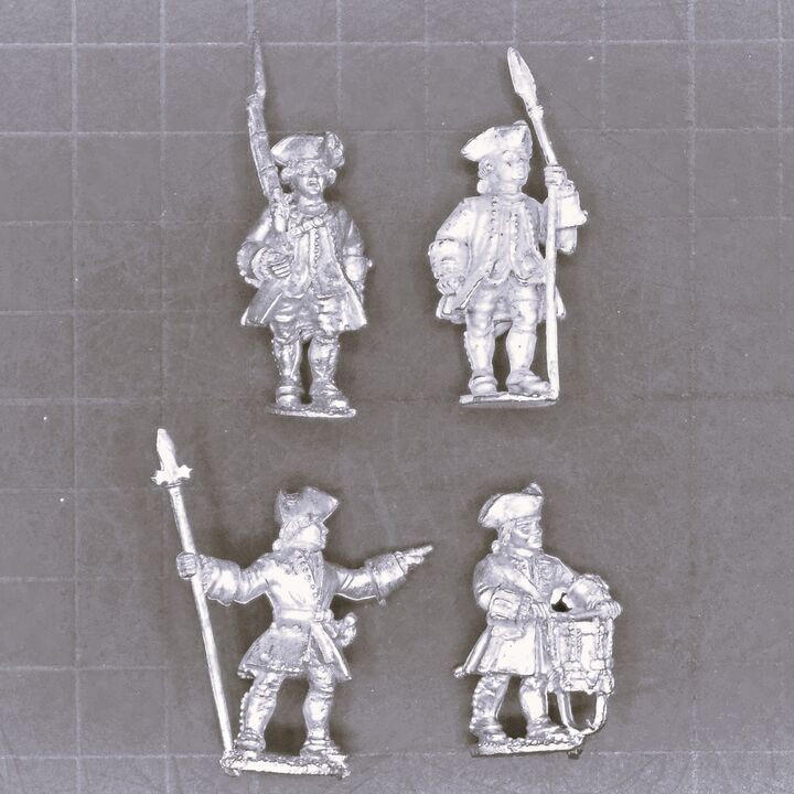 Front Rank Miniatures, SYW: French Infantry Command