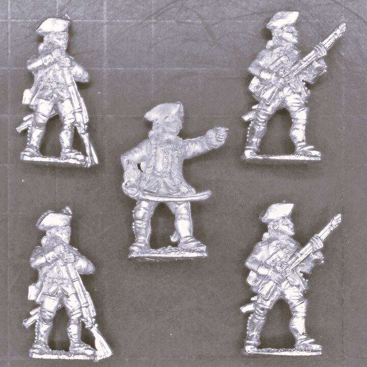 Front Rank Miniatures, SYW: French Light Infantry in Tricorns Front Rank Miniatures, SYW: French Light Infantry in Tricorns