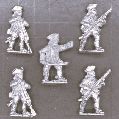 Front Rank Miniatures, SYW: French Light Infantry in Tricorns Front Rank Miniatures, SYW: French Light Infantry in Tricorns