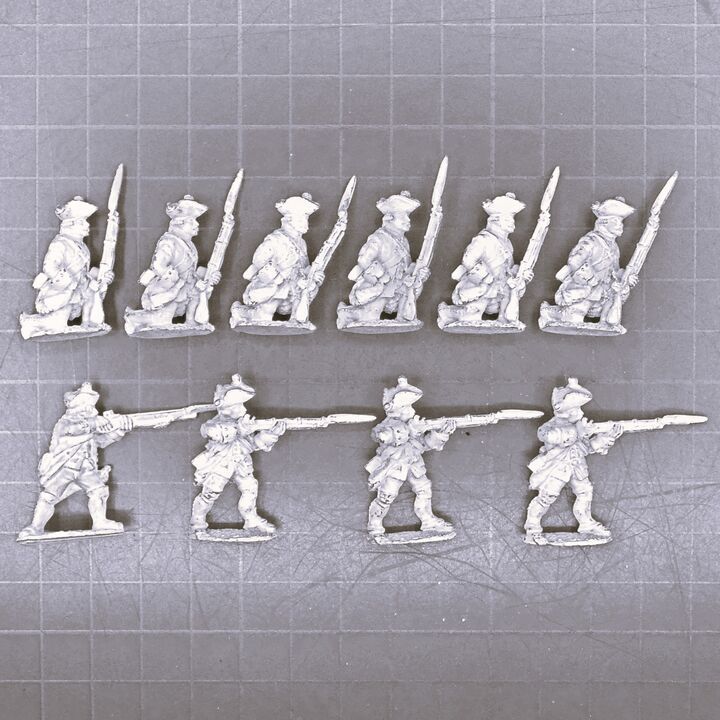 Front Rank Miniatures, SYW: Austrian Fusiliers, Firing Line