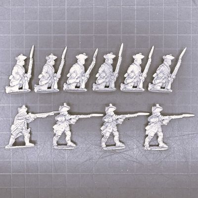 Front Rank Miniatures, SYW: Austrian Fusiliers, Firing Line