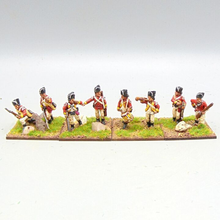 Grade D - Wargames Foundry - AWI - British Light Infantry Skirmishing Grade D - Wargames Foundry - AWI - British Light Infantry Skirmishing